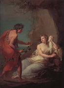 Angelika Kauffmann Bacchus entdeckt die von Theseus Verlasene Ariadne auf Naxos oil painting artist